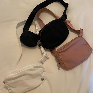 3 pack lululemon everywhere bum bag waist pouch belt bag
